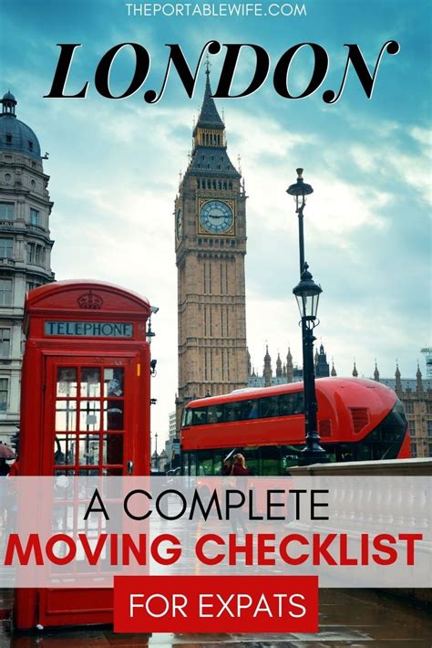 Moving To London Checklist 22 Things You Must Do London Tips London