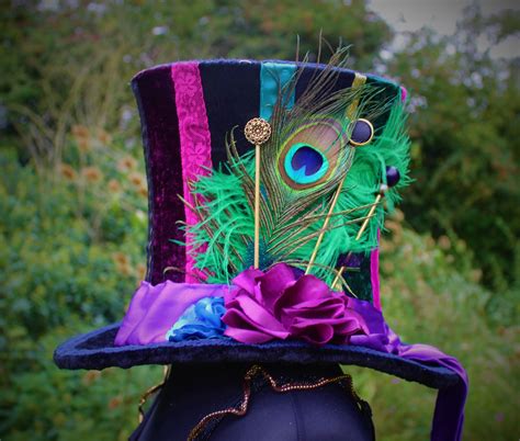 Hand Made Mad Hatter Hat Custom Made Fancy Dress By Faerie In The