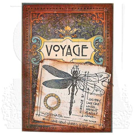 Tim Holtz Cling Mount Stamps Book Covers Cms103