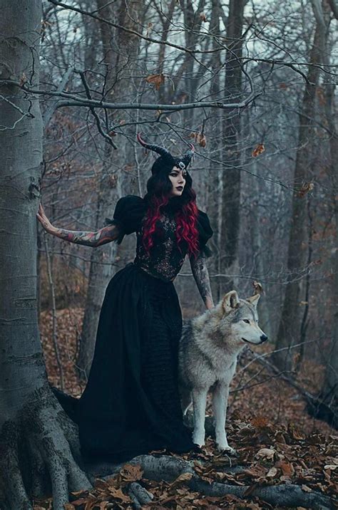 Neverland ☾★★ Fantasy Photography Gothic Photography Wolves And Women