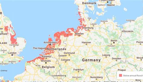 This Map Shows How The Netherlands Could Disappear Under Rising Sea Levels