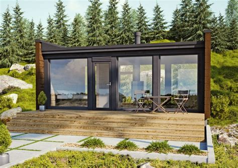 2021's leading website for cabin style floor plans, designs & house plans. The compact yet airy design of Kontio Glass House cabin 30 ...