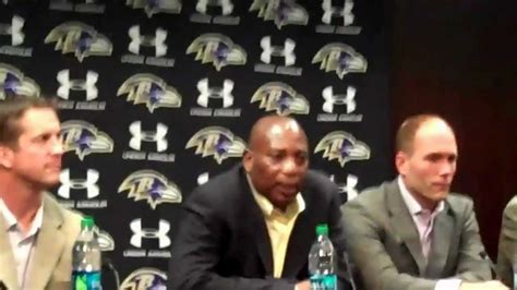 Ravens Gm Ozzie Newsome Speaks To The Media After Second Round Youtube