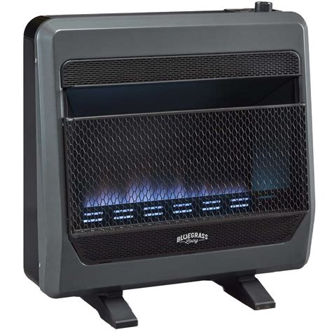 Bluegrass Living Natural Gas Vent Free Blue Flame Gas Space Heater With