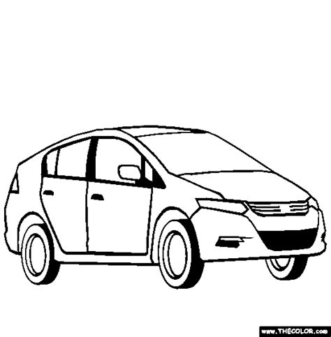 Honda Fit Red Cars Coloring Pages Kids Coloring Pages Free Printable