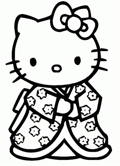 Coloriage Hello Kitty - dessins a imprimer pour les moyens ...