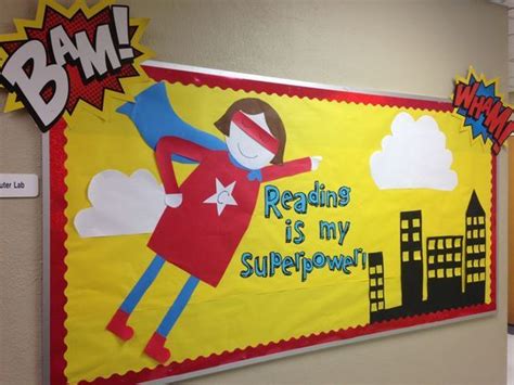 Superhero Reading Bulletin Board Ideas