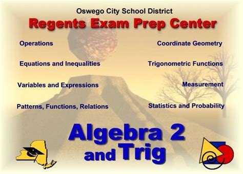 Regents Prep Center Algebra2 And Trig Algebra 2 Math Concepts Algebra