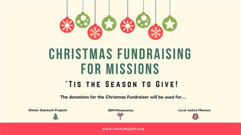 2017 Christmas Fundraising For Missions Oem Online