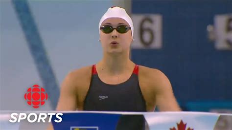Icymi Kylie Masse Sets Canadian Record In 100m Backstroke Cbc Sports Youtube