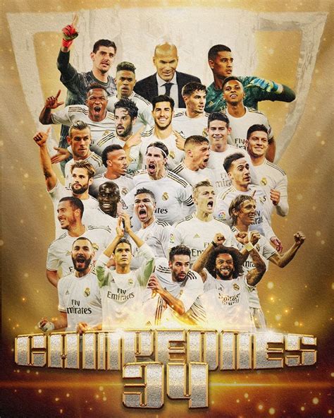 El Real Madrid Logra Su 34º Título De Campeón De La Liga Española