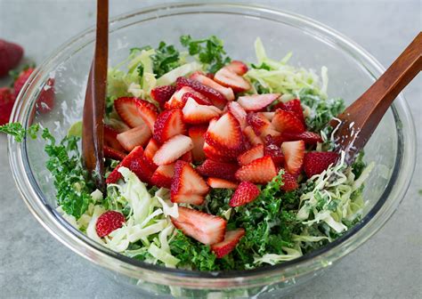 Strawberry Kale Coleslaw Cooking Classy