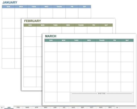 Blank Mon Fri Monthly Example Calendar Printable