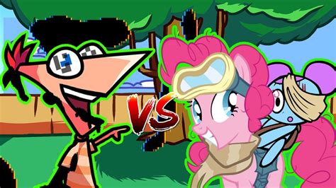 Friday Night Funkin Pibby Phineas Vs Pibby Pinkie Pie Week Fnf Mod Fanmade Pibby Corrupted Mod