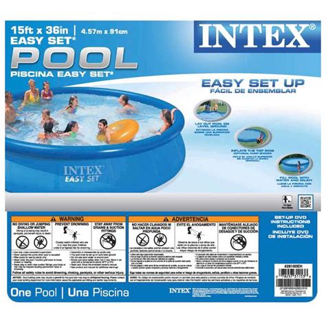 Intex 15 Pool Easy Set 15 X 36 Above Ground Swimming Pool Set 56410e