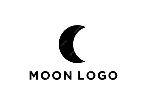 Premium Vector Moon Logo Design Vector Illustration