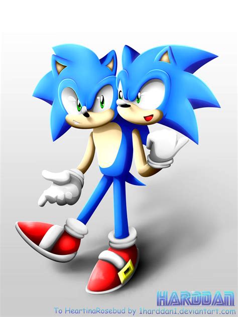 Twoheaded Sonic Request By Harddanx On Deviantart