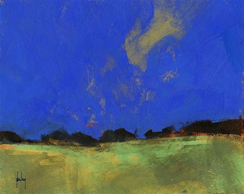 Deep Blue Sky In 2020 Landscape Paintings Painting