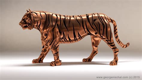 3d Tiger Model