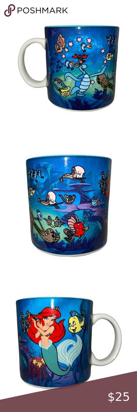 Disney The Little Mermaid Under The Sea Coffee Mug Mermaid Under The