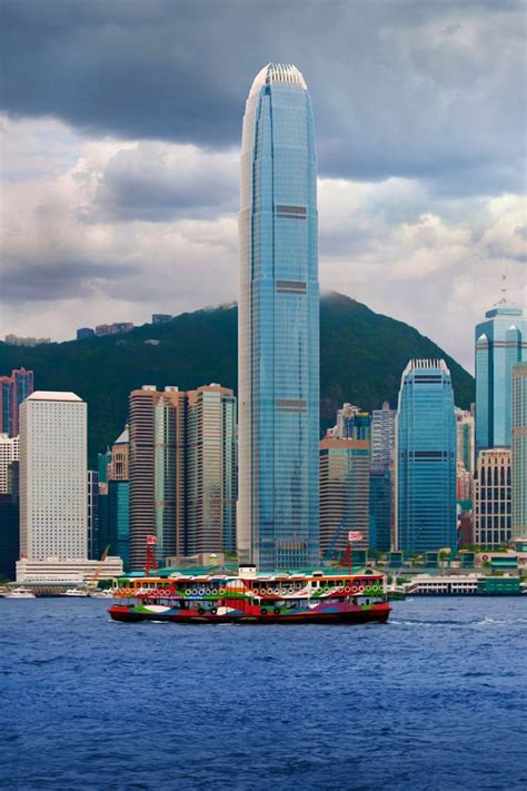 Hong Kong Star Ferry And The Ifc Hong Kong Building Star Ferry Hong Kong