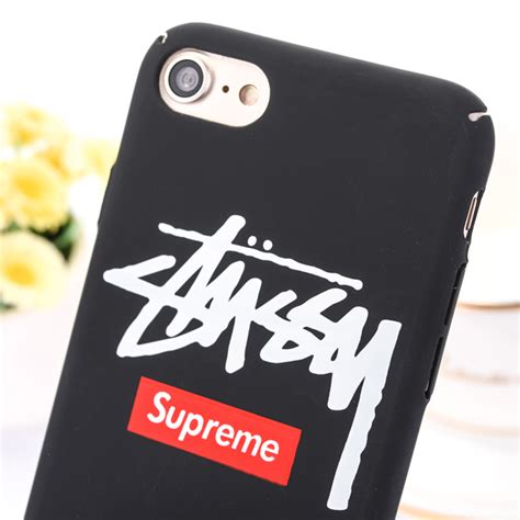 Supreme X Stussy Phone Case For 5 5s Iphone 6 7 8 Plus Xr X Xs Max