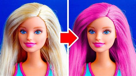 Barbie Para Pintar Cabello Peinados Para Barbies Barbie Peinados Roupas Para Barbie Mu Ecas