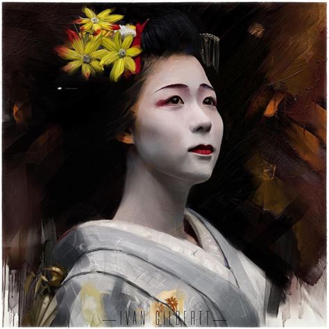 Geisha Oil Painting Rebelle 4 In 2021 Paint Software Painting