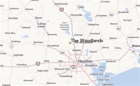 Zip Code Map For The Woodlands Tx United States Map