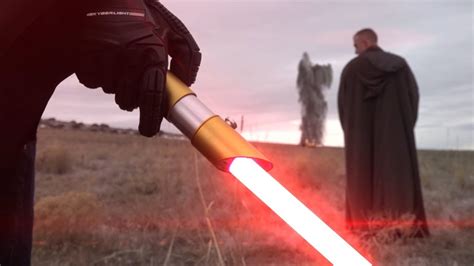 Kyberlight Battle Star Wars Custom Saber Fan Film Youtube