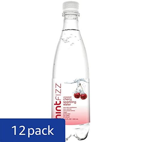 Hint Fizz Sparkling Water Cherry Pack Of 12 169 Ounce Bottles