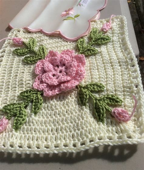Pink Roses Afghan Blanket Throw Made Fresh After Sale 20 Etsy