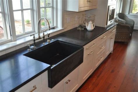 25 Awesome Honed Black Granite Countertop Ideas For Awesome Kitchen