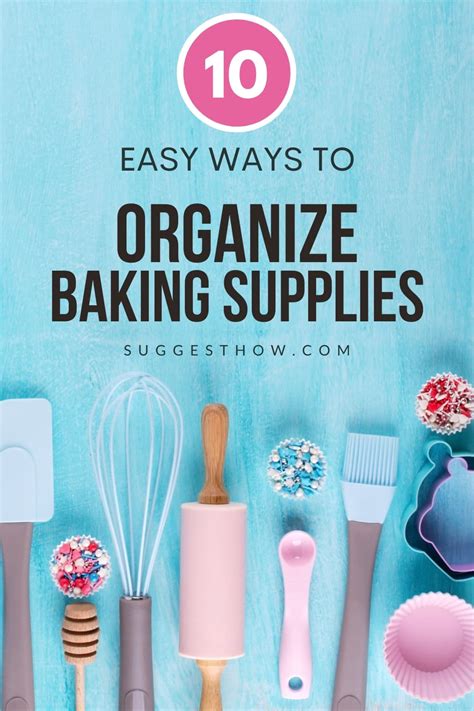 Easy Ways To Organize Baking Supplies