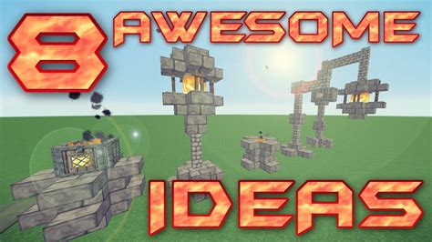 Even more so, today's smart lamps are equipped there are so many lighting ideas for small living room ideas with tv with no ceiling light. 8 AWESOME MINECRAFT LIGHTING IDEAS | Minecraft Lighting ...