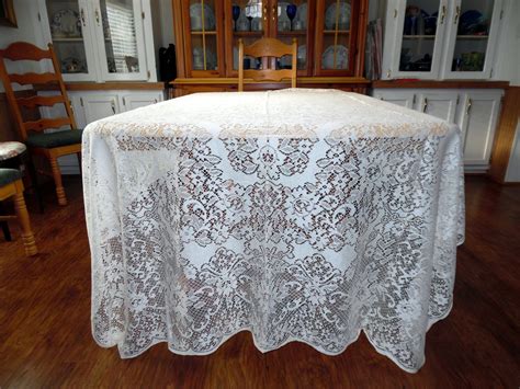 Quaker Lace Tablecloth Lace Overlay New Old Stock In Original Package