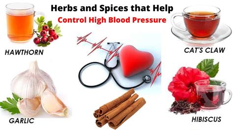 7 Herbs And Spices That Help Control High Blood Pressure Youtube