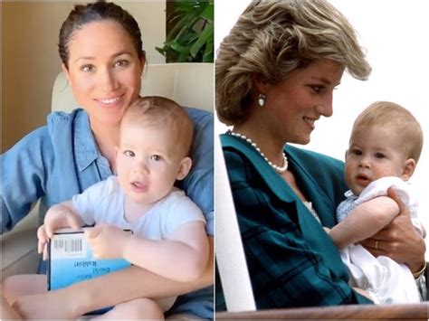 Archie does not so much look like his mum, but there is time yet (image: Photos of baby Archie show he looks just like Prince Harry ...