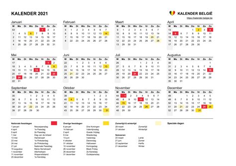 Kalender 2021