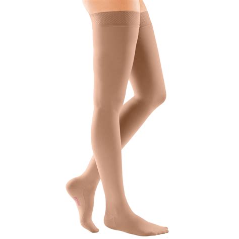 Mediven Comfort 20 30 Mmhg Thigh High Wbeaded Silicone Top Band Closed Toe Compression