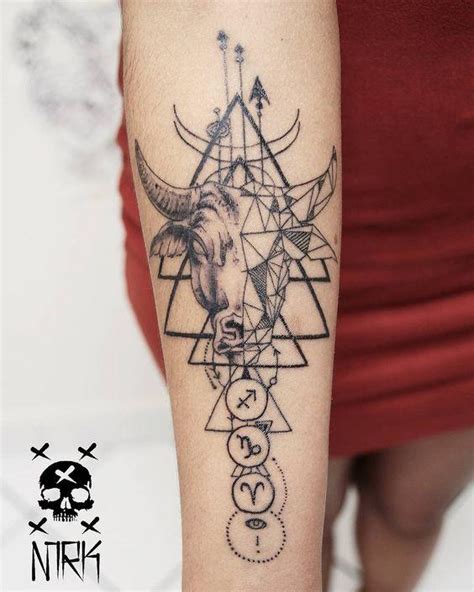 50 Taurus Tattoo Designs And Ideas For Women With Meanings The