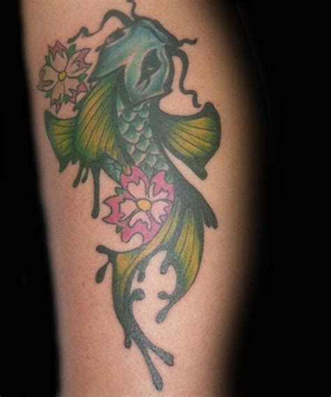 25 Striking Coy Fish Tattoos Creativefan Coy Fish Tattoos Tattoos