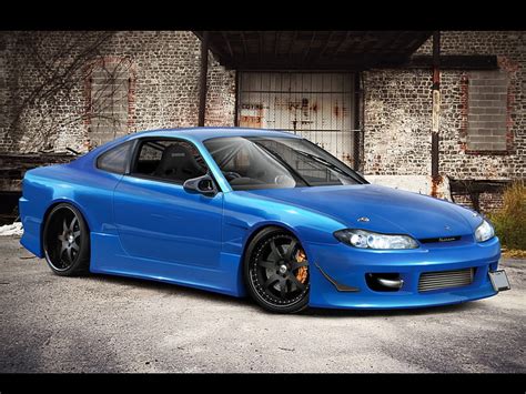Hd Wallpaper Blue Coupe Nissan Car Silvia S Blue Cars Motor