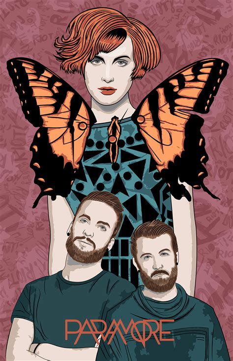 Vectorial Illustration Of Paramore On Behance