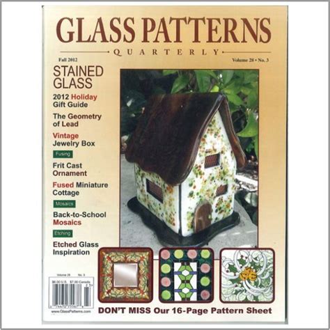 Glass Patterns Quarterly Fall 2017 Magazine Franklin Art Glass