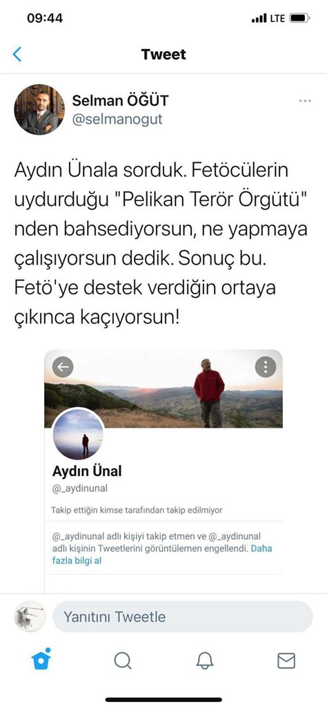 Arıboğan'ın paylaşımına 'pelikan' denilen ekipten olduğu iddia edilen ve selman öğüt'ün kardeşi süheyb öğüt'ün eşi olduğu bilinen sabah yazarı hilal kaplan, çok ağır ifadelerle arıboğan'ı hedef aldı. Bizden değilsen FETÖ'cüsün!