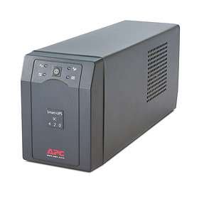Dahinter hängt ein kleiner server (60w max) und ein kabelmodem. Find the best price on APC Smart-UPS SC SC420I | Compare ...