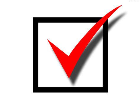 Symbol Of Right Tick Mark Clipart Best