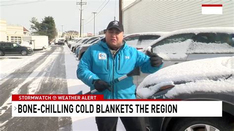 Bone Chilling Cold Slams Dc Region Youtube