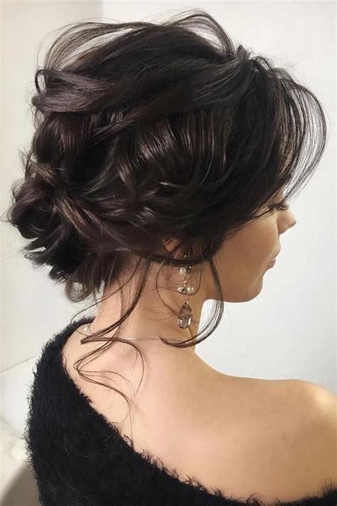 Mother Of The Bride Hairstyles Curly Updo On Dark Medium